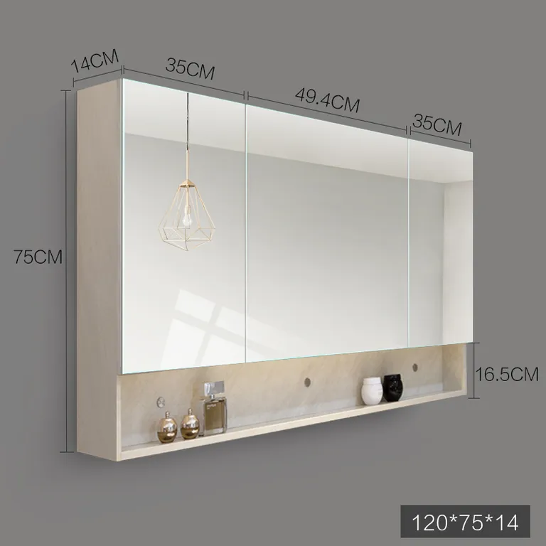 Bathroom Mirror Cabinet Without LED