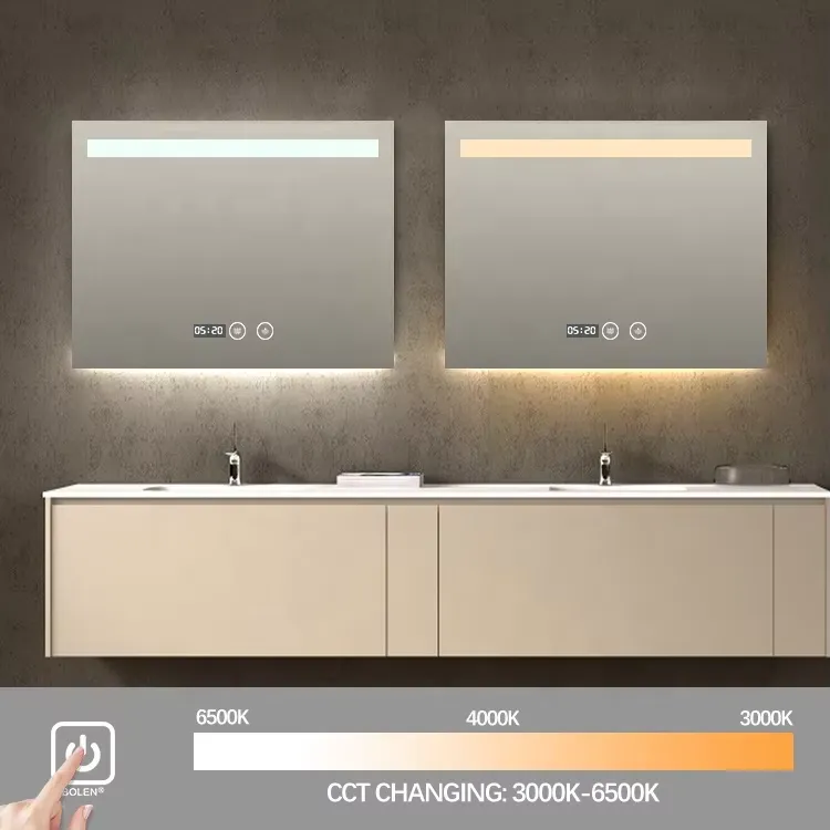 מראת LED צפה יוקרתית לאמבטיה