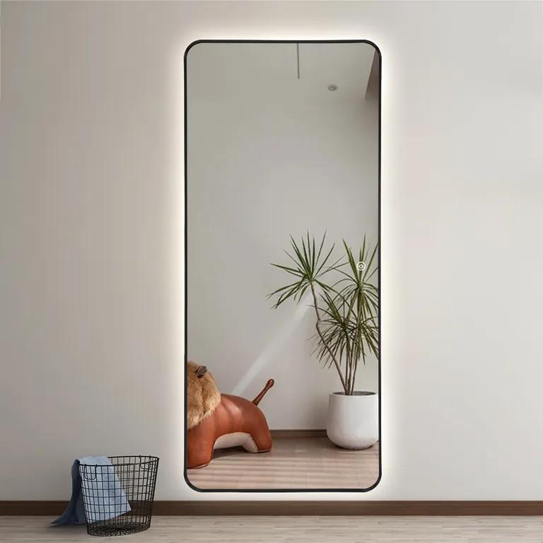 Aluminum Frame LED Full Length Mirror