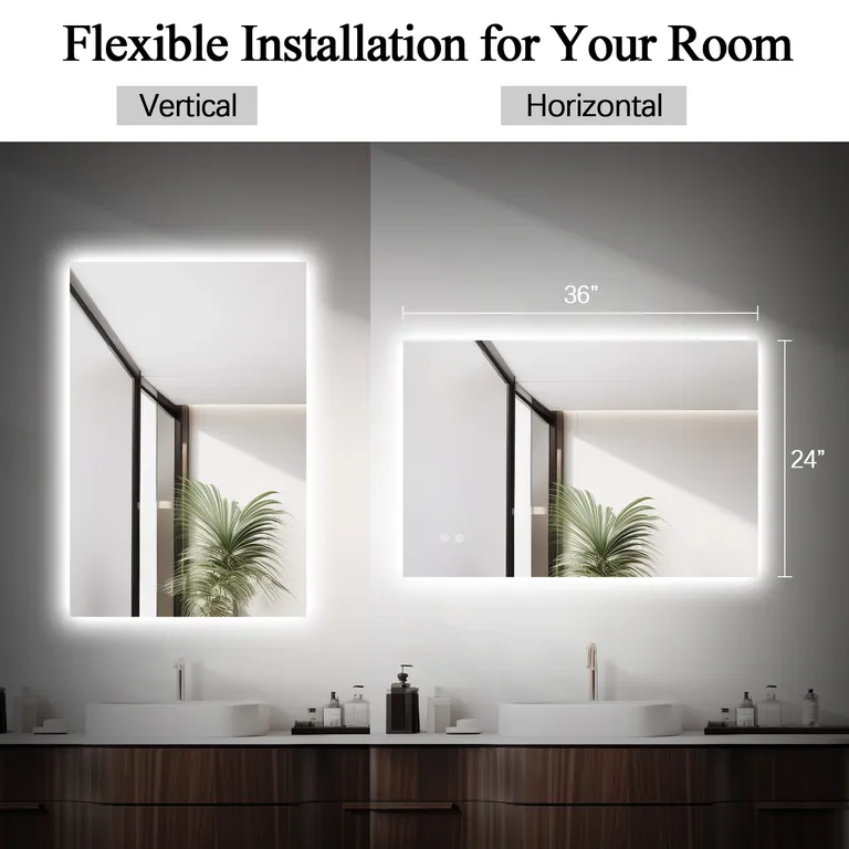 Backlit LED Bathroom Mirror