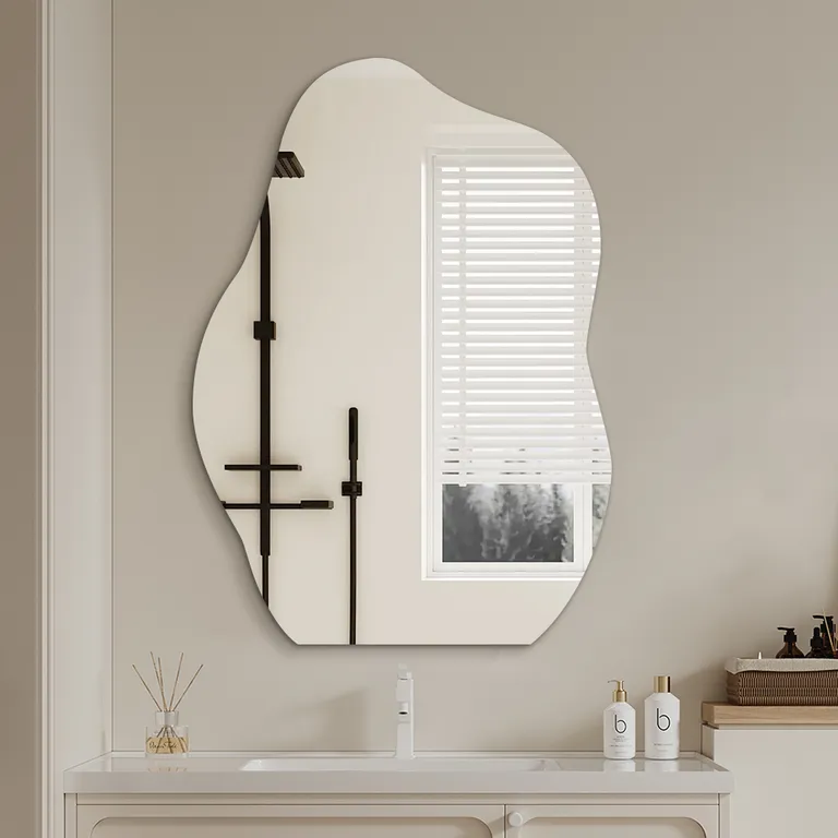 Cloud Shaped Irregular Bathroom Mirror