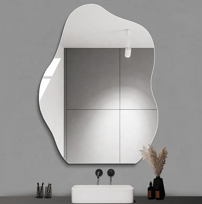 Cloud Shaped Irregular Bathroom Mirror