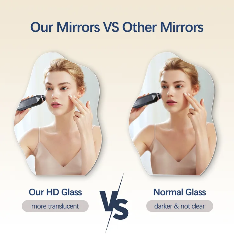 Cloud Shaped Irregular Bathroom Mirror