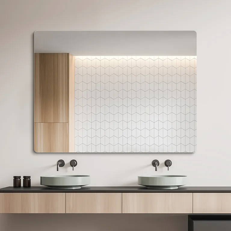 Frameless Rectangle Bathroom Mirror