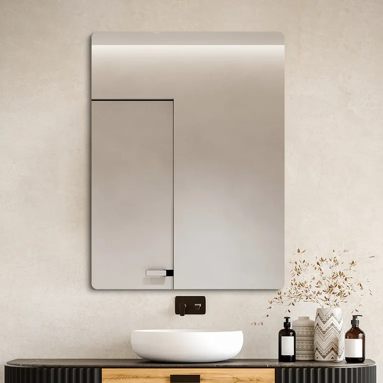 Frameless Rectangle Bathroom Mirror